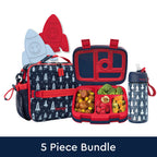 Bentgo Kids Prints Lunch 5-Piece Set with Ice Packs